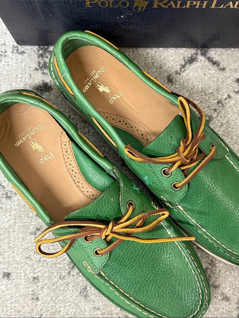 NWT Men’s Polo Ralph Lauren Barnard Boat Shoes